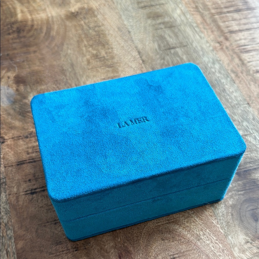 La Mer Blue Suede Box